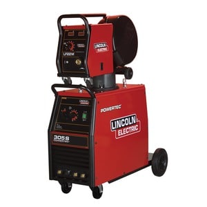 Poste à souder Lincoln Electric pour soudure MIG-MAG Powertec 305s avec dévidoirs