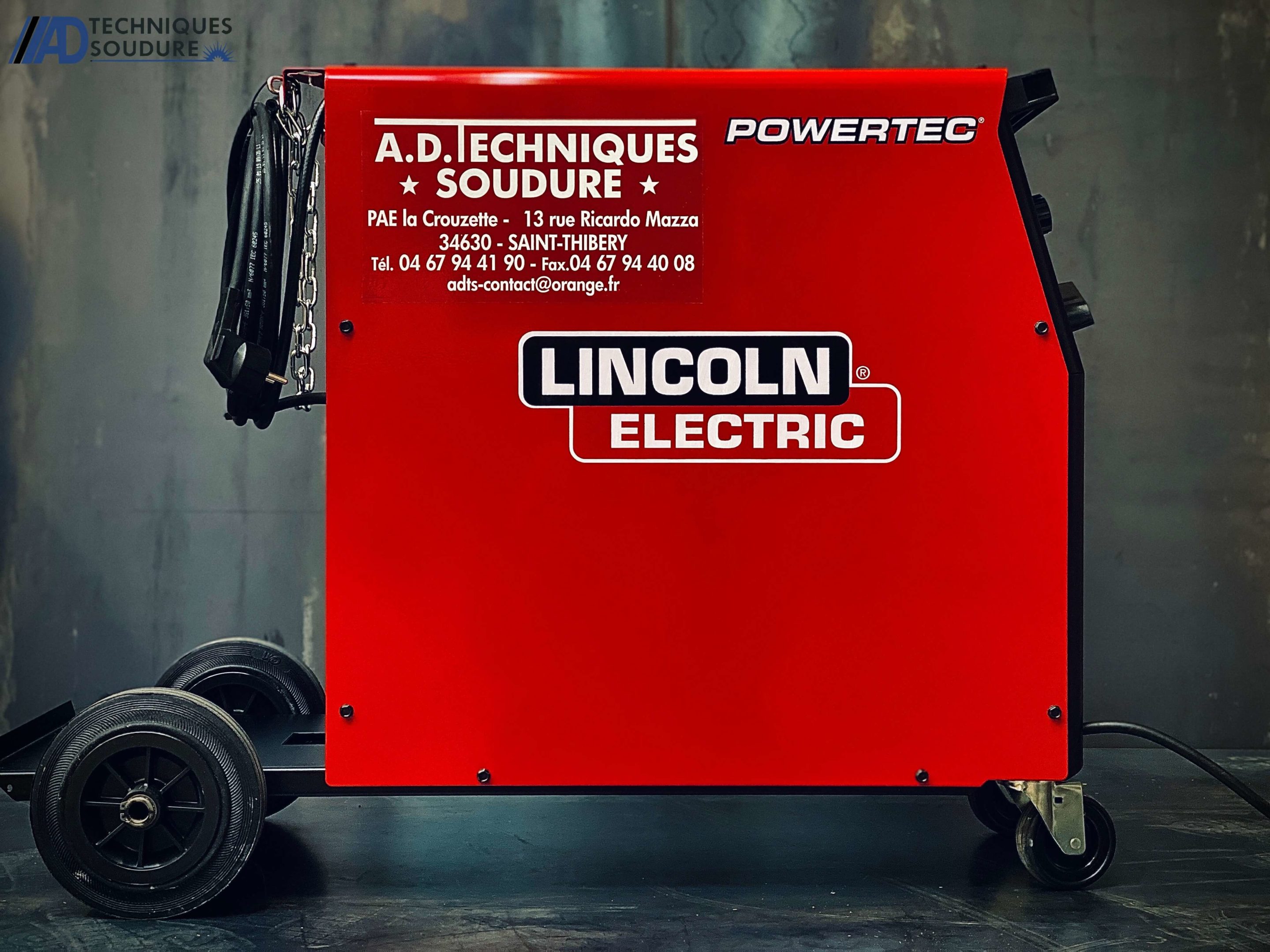Poste à souder MIG-MAG powertec 161C Lincoln Electric monophasé