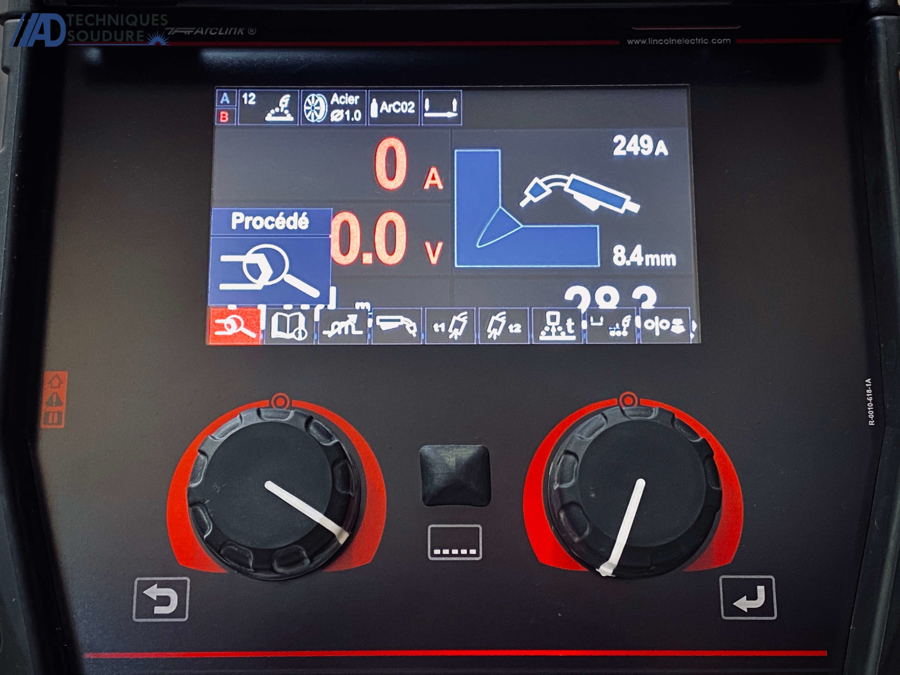 Poste à souder multi procédé powertec i250 advanced lincoln electric triphasé Poste à souder multi procédé powertec i250 advanced lincoln electric triphasé